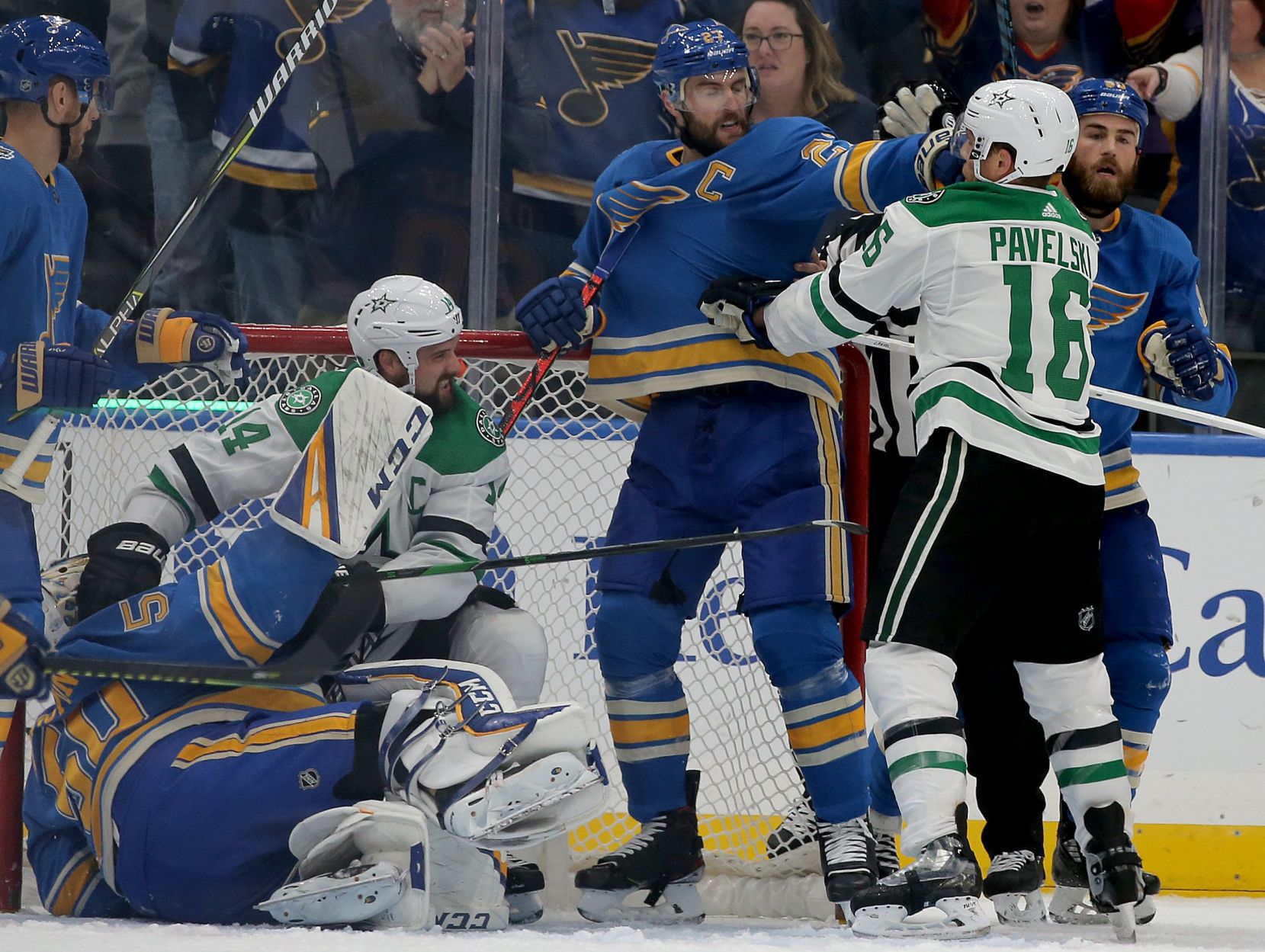 Blues host Stars